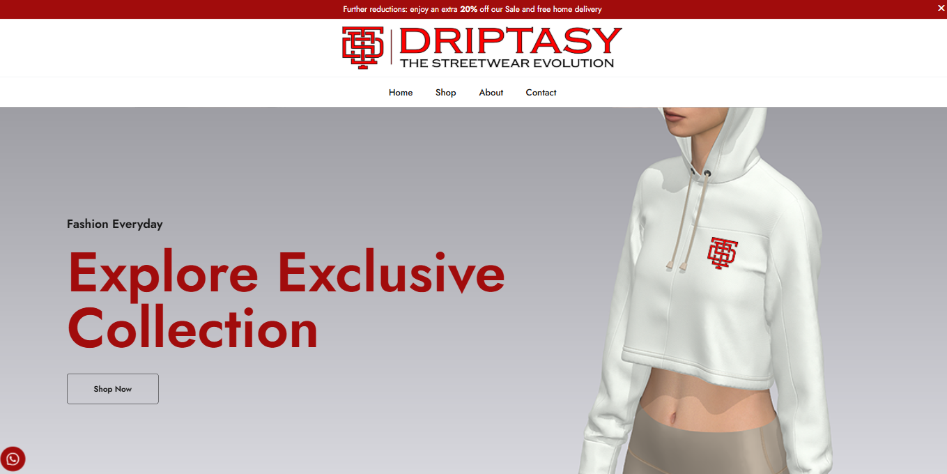 Driptasy Website