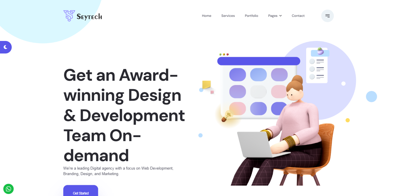Seytech Agency Website